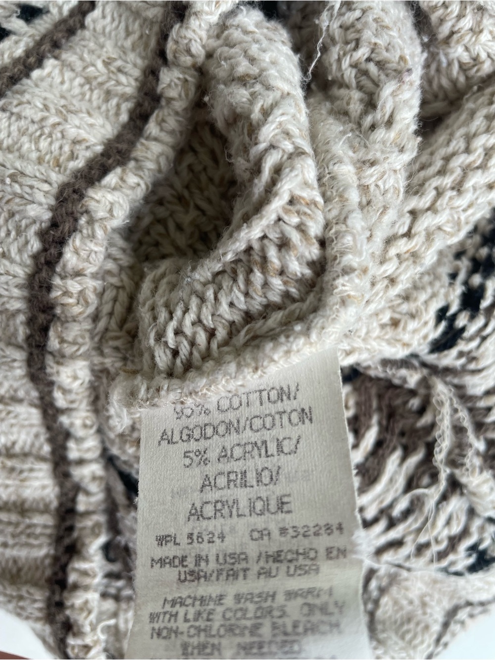 Shenandoah Chunk Knit Horse Sweater, Size S - Picture 6 of 8